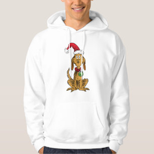 Max hunden i tomteluva hoodie