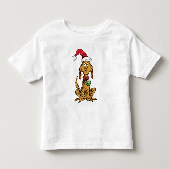 Max hunden i tomteluva t shirt (Framsida)
