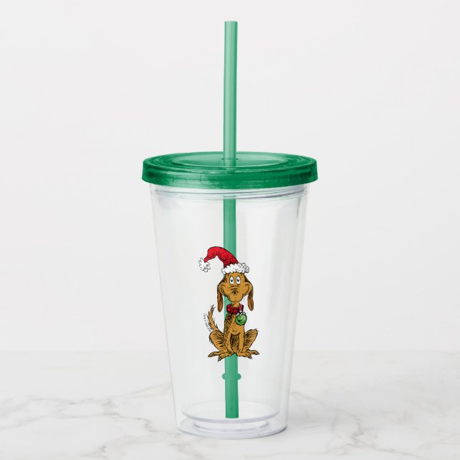 Max hunden i tomteluva take away mugg (Framsida)