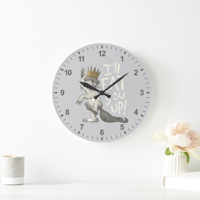 Max | Jag äter upp dig! Stor Klocka (Hem)