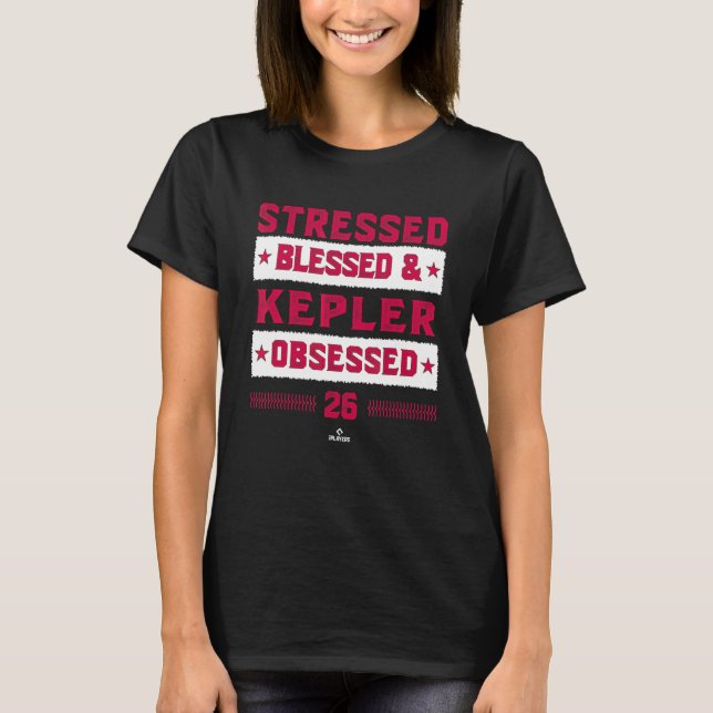 Max Kepler Obsessed Minnesota Baseball Player Mlbp T Shirt (Framsida)