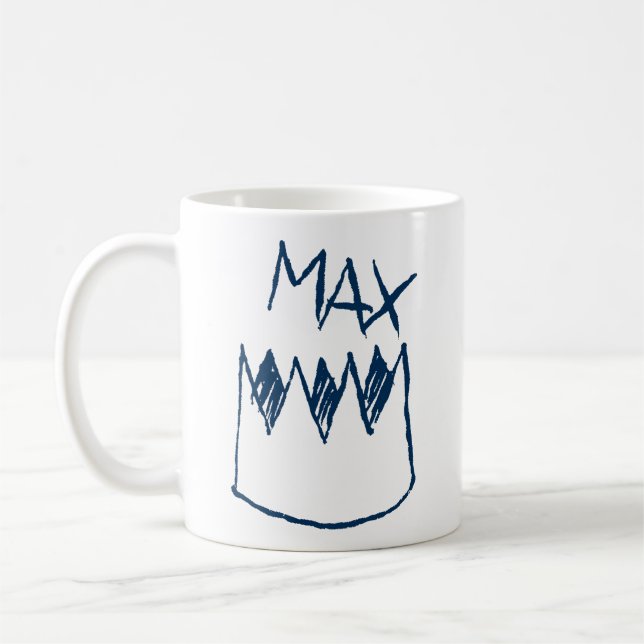 Max & Krona Sketch Kaffemugg (Vänster)