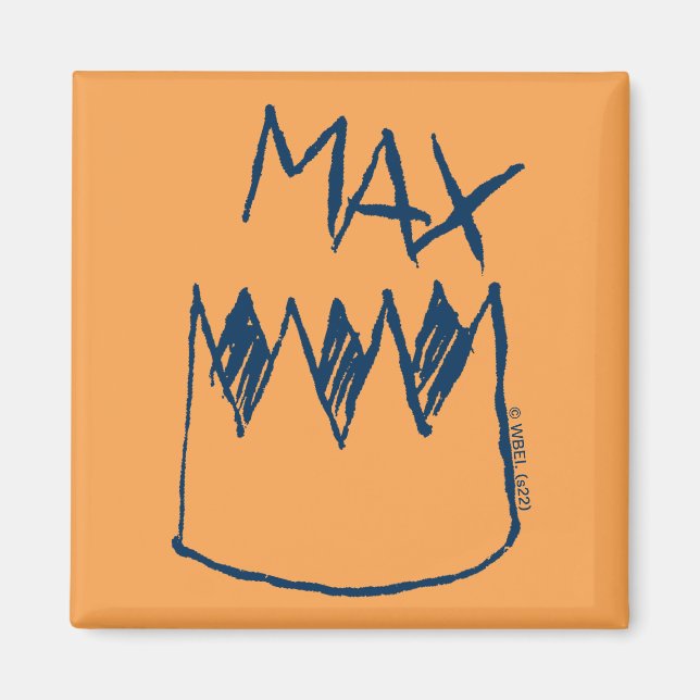 Max & Krona Sketch Magnet (Framsidan)