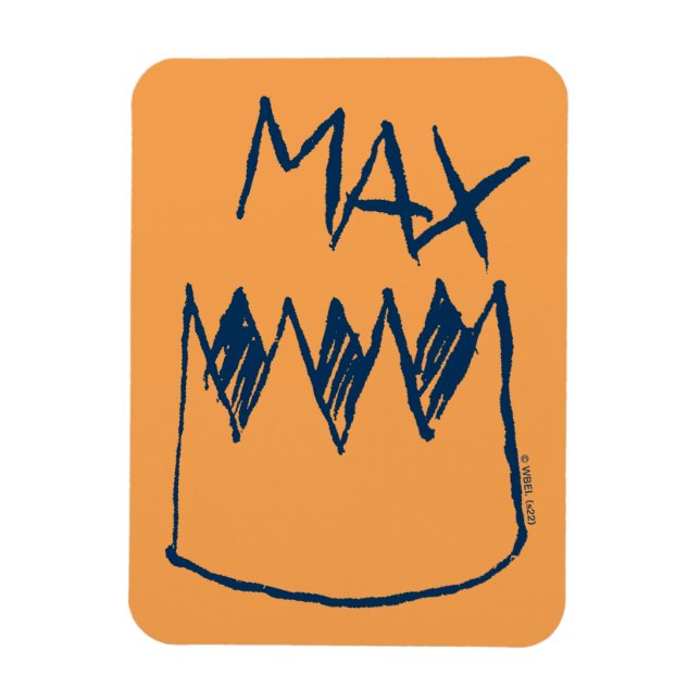 Max & Krona Sketch Magnet (Vertikal)