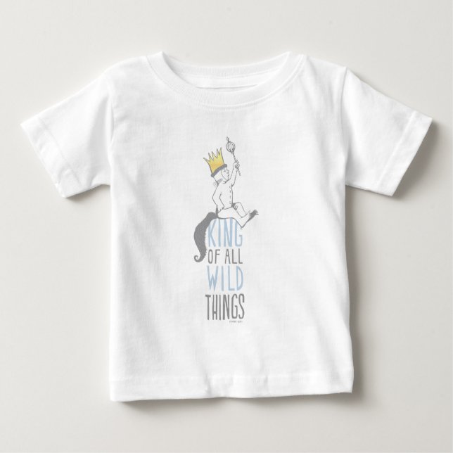 Max | Kungen av alla vilda varelser - Blå T Shirt (Framsida)