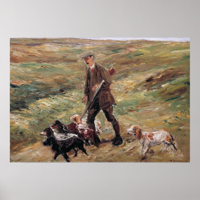 Max Liebermann Hunter i Dunes Poster (Framsidan)