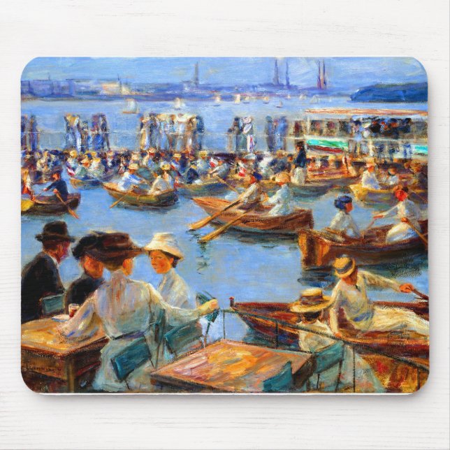 Max Liebermann på Alster i Hamburg Musmatta (Framsidan)