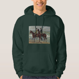 Max Liebermann: Två ryttare på stranden Konst Hoodie