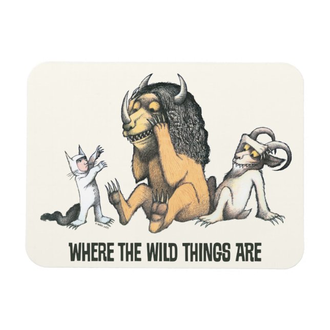 Max och de vilda varelserna leker magnet (Horisontell)