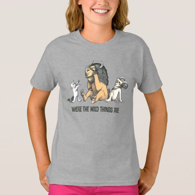 Max och de vilda varelserna leker t shirt (Framsida)