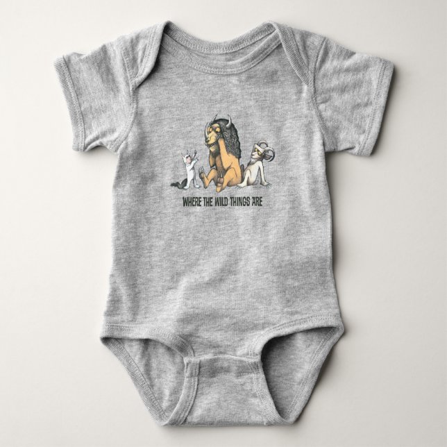Max och de vilda varelserna leker t shirt (Framsida)