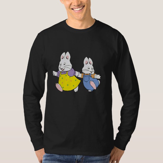 Max och födelsedagsdekorationer Ruby Bunny T Shirt (Framsida)
