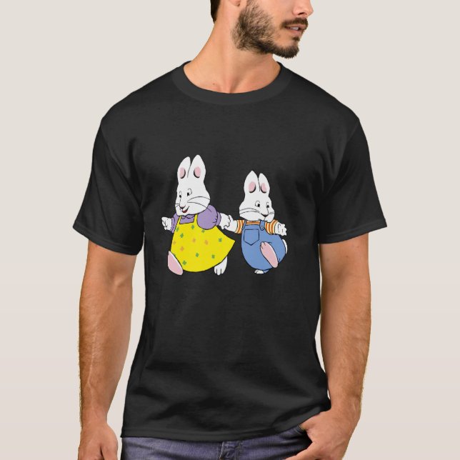 Max och födelsedagsdekorationer Ruby Bunny T Shirt (Framsida)
