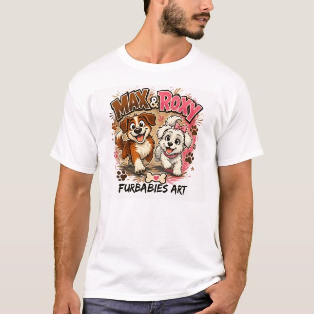 Max och Roxy officiella  T Shirt (Framsida)