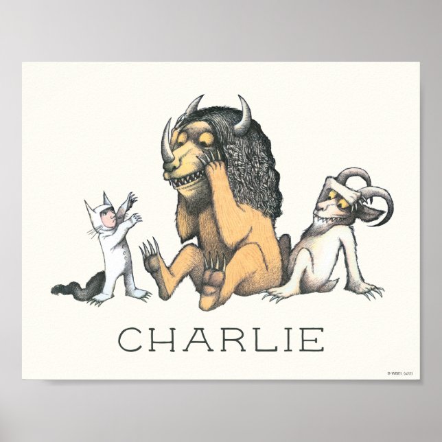 Max och Vild Sak spelar Poster (Framsidan)