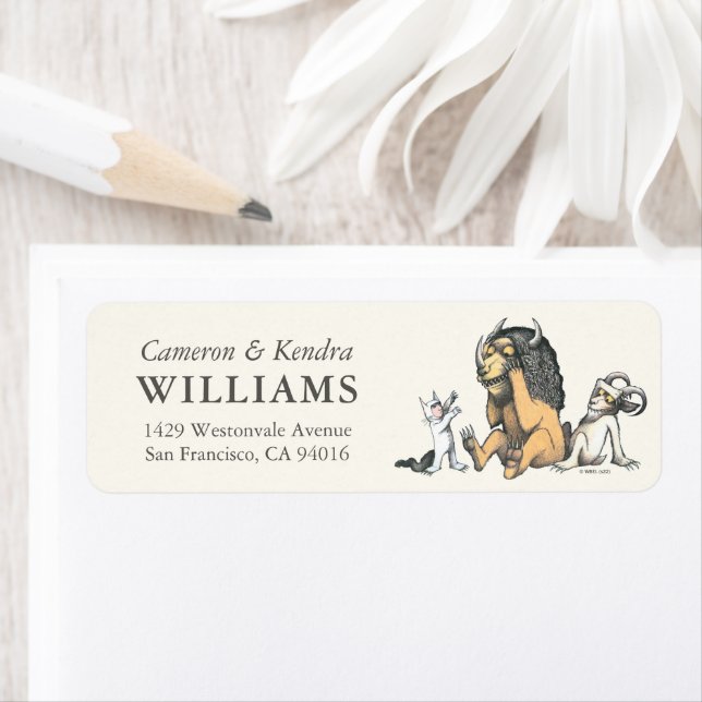 Max och Vild Sak spelar Returadress Etikett (Insitu)