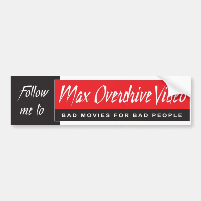 Max Overdrivevideobildekal Bildekal (Framsidan)