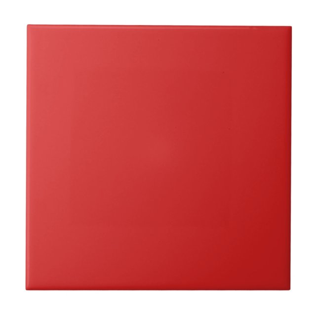 Max Red Solid Färg Kakelplatta (Framsidan)