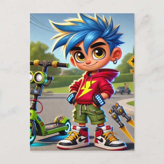 Max Rockett Vykort (Framsida)