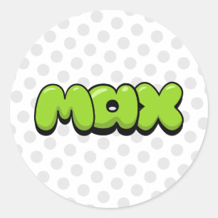 Max Runt Klistermärke