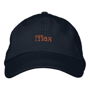 Max Stil Elegant Ashley Guld Färg Broderad Keps