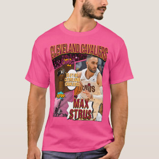 Max Strus Basketball Art Cavaliers 1 T Shirt