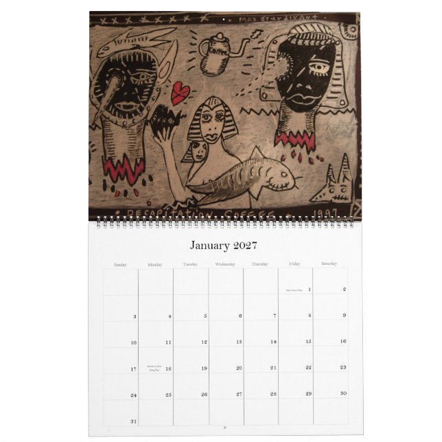 Max Sturdivant 2008 kalender (Jan 2027)