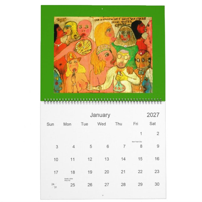 Max Sturdivant - kalender för New York 2009 (Jan 2027)