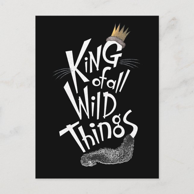 Max | The King of All Wild Things Vykort (Framsida)