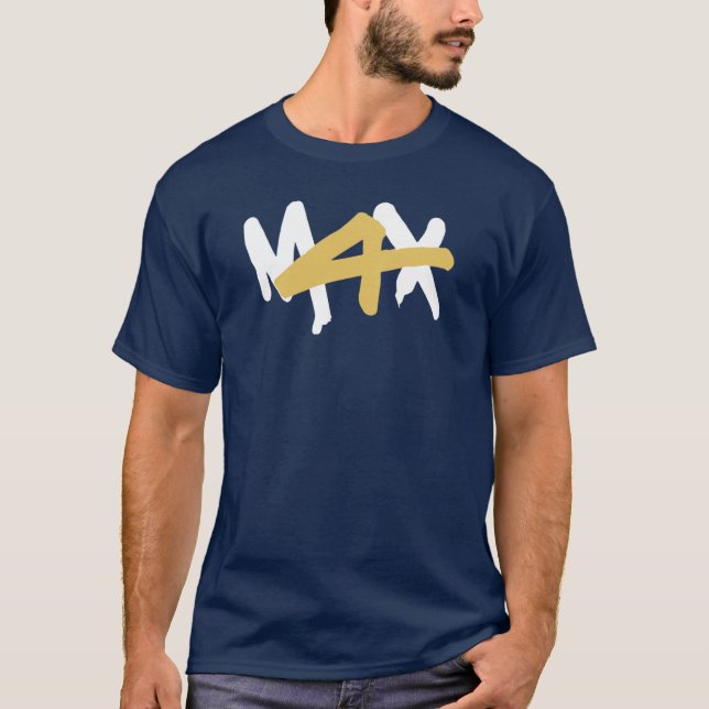Max Verstappen 2024 World Champion M4X T Shirt (Framsida)