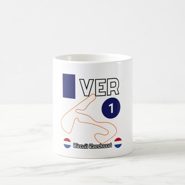 Max Verstappen, Circuit Zandvoort, formel 1 Kaffemugg (Center)