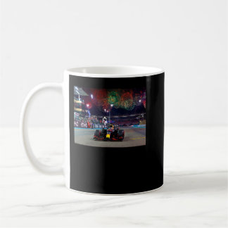 Max Verstappen efter att ha vunnit sin första värl Kaffemugg