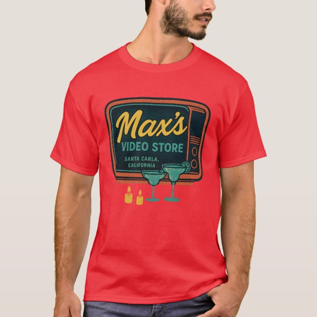Max videokassager t shirt (Framsida)