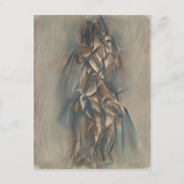 Max Weber Cubism Painting Vykort (Framsida)