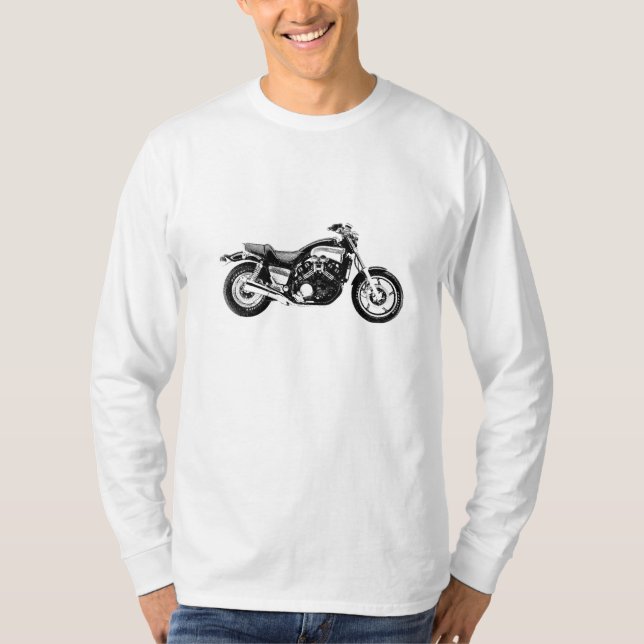 Max Yamaha V Tee Shirt (Framsida)