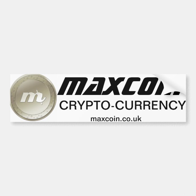 Maxcoin bildekal (Framsidan)
