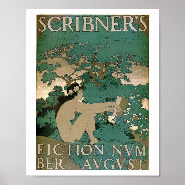 MAXFIELD PARRIS 1897 VINTAGE AFFISCH (Framsidan)