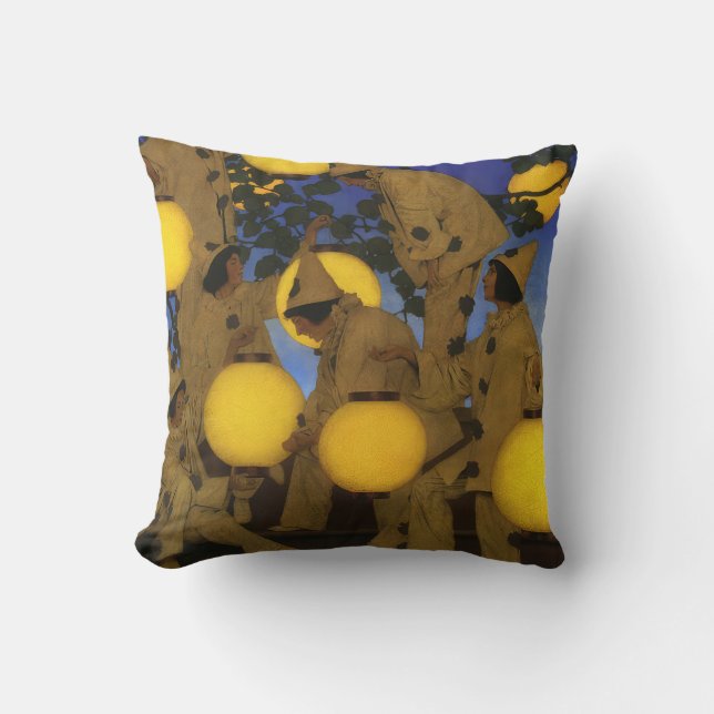 Maxfield Parrish art style Kudde (Framsida)