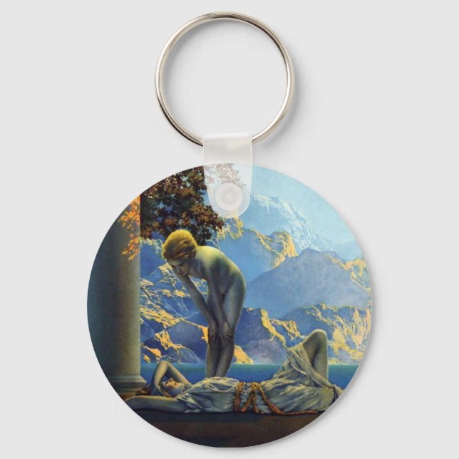 Maxfield Parrish Daybrott Nyckelring (Framsida)