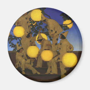 Maxfield Parrish Fackelbärare 1908 Vintage Magnet