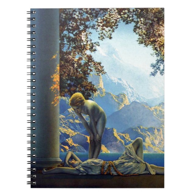 Maxfield Parrish gryning Anteckningsbok Med Spiral (Framsidan)