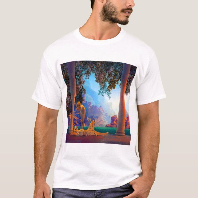 Maxfield Parrish gryning T Shirt (Framsida)