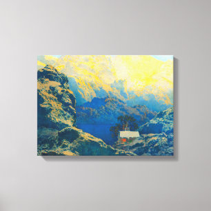 Maxfield Parrish kommer bort från allt 1941 Canvastryck