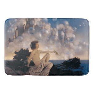 Maxfield Parrish Luftslott 1904 Vintage Fantasy Badrumsmatta