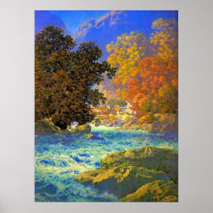 Maxfield Parrish - Misty Morgon Poster