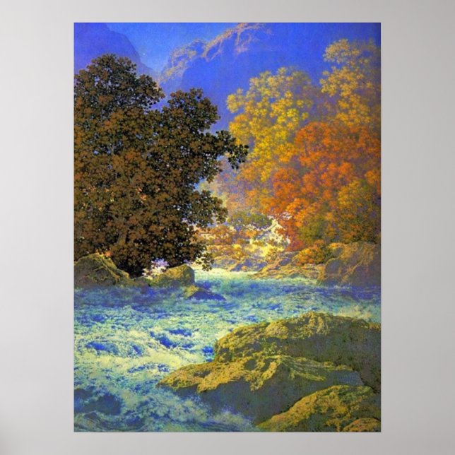 Maxfield Parrish - Misty Morgon Poster (Framsidan)
