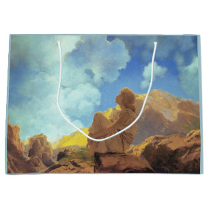 Maxfield Parrish Morgon 1922 Moln Blå Konstkopia