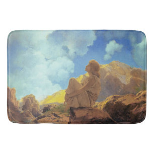 Maxfield Parrish Morgon 1922 Moln Blå Konstkopia Badrumsmatta