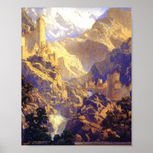Maxfield Parrish Romantik 1922 Poster