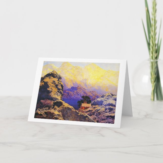 Maxfield Parrish som får i väg från all den, 1941 Kort (Framsida)